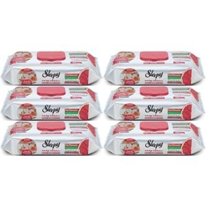 Sleepy Easy Clean Yüzey Temizlik Mutfak Havlusu-Mendili 50 Yaprak Greyfurt Yağlı (6Lı Set) 300 Yprk