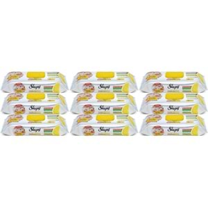 Sleepy Easy Clean Yüzey Temizlik Mutfak Havlusu -Mendili 50 Yaprak Limon Yağlı (9Lu Set) 450 Yaprak