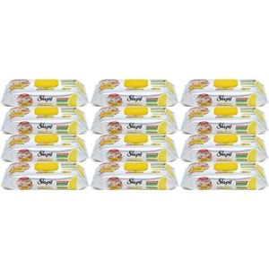 Sleepy Easy Clean Yüzey Temizlik Mutfak Havlusu-Mendili 50 Yaprak Limon Yağlı (12Li Set) 600 Yaprak