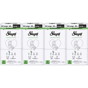 Sleepy Bebek Bezi Natural Beden:7 (20-30KG) XX Large 192 Adet Avataj Ultra Pk