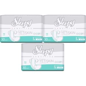 Sleepy Yetişkin Hasta Bezi Bel Bantlı L - Large - Büyük 90 Adet (3PK*30)