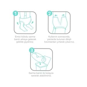 Sleepy Hasta Bezi Yetişkin Emici Külot M - Orta - Medium 90 Adet (3PK*30)