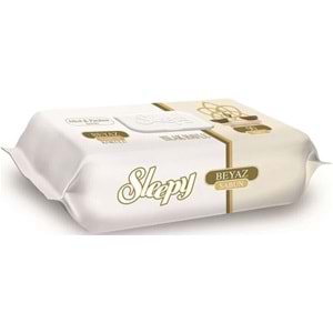 Sleepy Islak Havlu Mendil 90 Yaprak (4 Lü Set) Beyaz Sabun Kokulu Plastik Kapaklı (360 Yaprak)