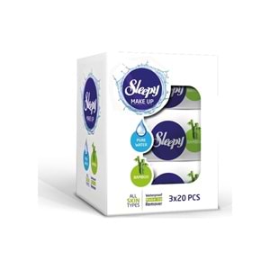 Sleepy Yüz Temizleme Havlusu Bamboo Make Up 240 Yaprak (12PK*20)