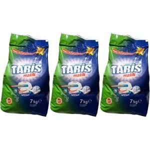 Tariş Matik Toz Çamaşır Deterjanı 21KG Renkli ve Beyazlar için (3PK*7KG) (159 Yıkama)