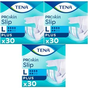 Tena Proskin Slip Plus Bel Bantlı Yetişkin Bezi L - Büyük - Large 90 Adet
