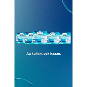 Tena Proskin Slip Plus Bel Bantlı Yetişkin Bezi L - Büyük - Large 90 Adet