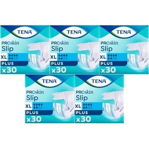 Tena Proskin Slip Plus Bel Bantlı Yetişkin Bezi XL - Ekstra Büyük - Extra Large 150 Adet