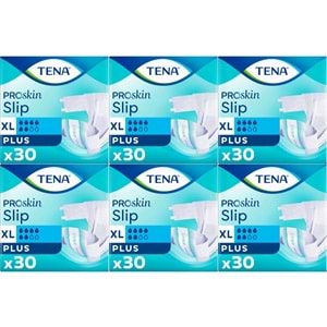 Tena Proskin Slip Plus Bel Bantlı Yetişkin Bezi XL - Ekstra Büyük - Extra Large 180 Adet