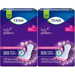 Tena Lady Protect Mesane Pedi Maxi Night Geceye Özel 24 Adet