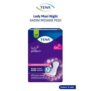 Tena Lady Protect Mesane Pedi Maxi Night Geceye Özel 72 Adet