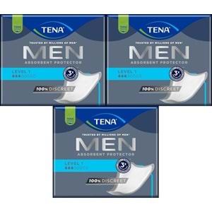 Tena Men Emici Koruma Level 1 Erkek Mesane Pedi 72 Adet