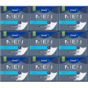 Tena Men Emici Koruma Level 1 Erkek Mesane Pedi 216 Adet