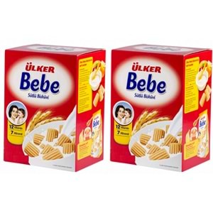 Ülker Bebe Bisküvisi 800Gr 12 Vitaminli Kutu 2 Li Set
