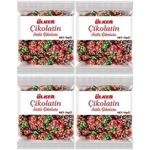 Ülker Çikolatin Sütlü İkramlık Çikolata 4KG (4PK*1KG)