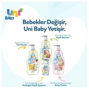 Uni Baby (3 Lü Avantaj Set) Bebek Şampuan 900ML+ Kolay Tarama Şampuanı 700ML+ Saç Tarama Sprey 200ML