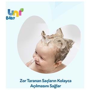 Uni Baby (3 Lü Avantaj Set) Bebek Şampuan 900ML+ Kolay Tarama Şampuanı 700ML+ Saç Tarama Sprey 200ML