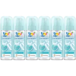 Uni Baby Bebek Kolonyası 150ML Nemlendiricili/Bebeksi Dokunuş (6 Lı Set)