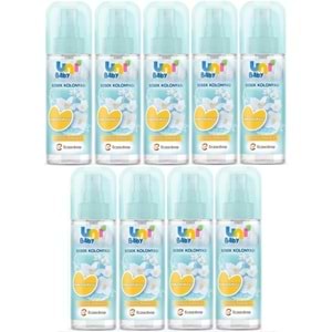 Uni Baby Bebek Kolonyası 150ML Nemlendiricili/Çiçeksi Ferahlık (9 Lu Set)