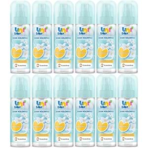Uni Baby Bebek Kolonyası 150ML Nemlendiricili/Çiçeksi Ferahlık (12 Li Set)