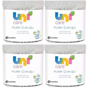 Uni Baby Kulak Temizleme Çubuğu 100 Adet (4 Lü Set)