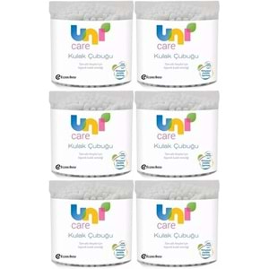 Uni Baby Kulak Temizleme Çubuğu 100 Adet (6 Lı Set)