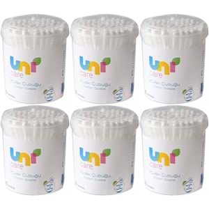 Uni Baby Kulak Temizleme Çubuğu 200 Adet (6 Lı Set)
