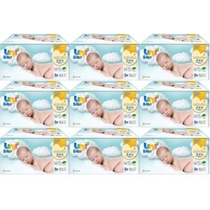 Uni Baby Islak Havlu Hassas Yeni Doğan 40 Yaprak (27 Li Set) 1080 Yaprak (Narin Ciltler için)(9PK*3)