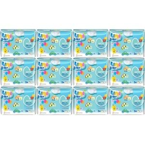 Uni Baby Islak Havlu Aktif / Oyna & Öğren 52 Yaprak (36 Lı Set) 1872 Yaprak (12PK*3)