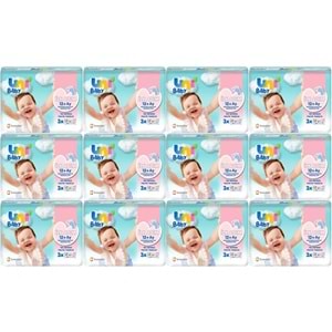 Uni Baby Islak Havlu Mendil İlk Adım 52 Yaprak (36 Lı Set) 1872 Yaprak (12PK*3)