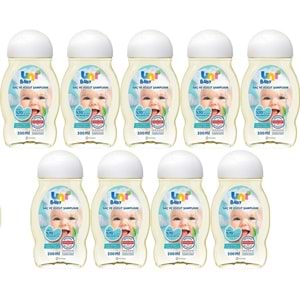 Uni Baby Bebek Saç ve Vücut Şampuanı 200ML Klasik (9 Lu Set)