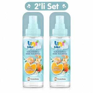 Uni Baby Bebek Kolonyası 150ML Nemlendiricili - Tatlı Esintiler (2 Li Set)