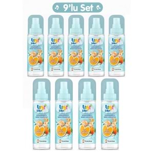 Uni Baby Bebek Kolonyası 150ML Nemlendiricili - Tatlı Esintiler (9 Lu Set)