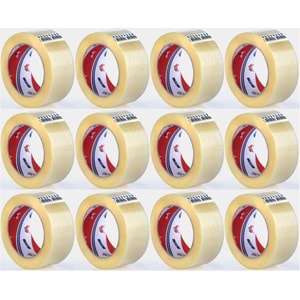 Ve-Ge Koli Bandı / Bant FİL 1 . Kalite 100 Metre (45mm*100 Metre) (12 Li Set)