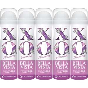 XO Deodorant 150ML Women-Kadın Bella Vista (5 Li Set)