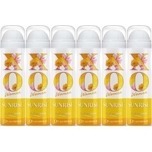 XO Deodorant 150ML Women-Kadın Sunrise (6 Lı Set)