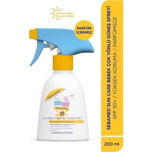 Sebamed Sun Care Bebek Güneş Losyonu Kremi Sprey 50+ 200ML PARFÜMSÜZ (Hassas Ciltler) (2 Li Set)
