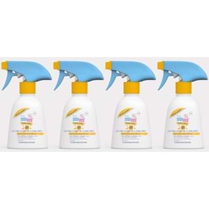 Sebamed Sun Care Bebek Güneş Losyonu Kremi Sprey 50+ 200ML PARFÜMSÜZ (Hassas Ciltler) (4 Lü Set)