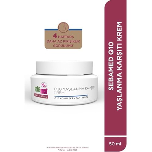 Sebamed Q10 Yaşlanma ve Kırışıklık Karşıtı Koruyucu Anti-Age Krem 50ML