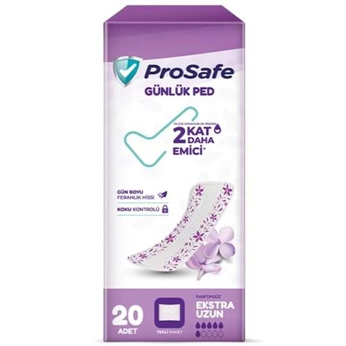 Prosafe Günlük Ped Extra Uzun 20 Adet