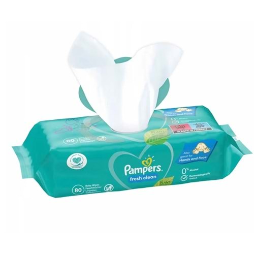 Prima Pampers Islak Havlu Mendil Fresh & Clean 80 Yaprak Tekli Pk