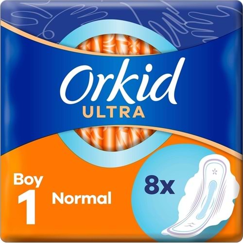Orkid Hijyenik Ped Ultra Extra Normal 8 Adet Standart Pk