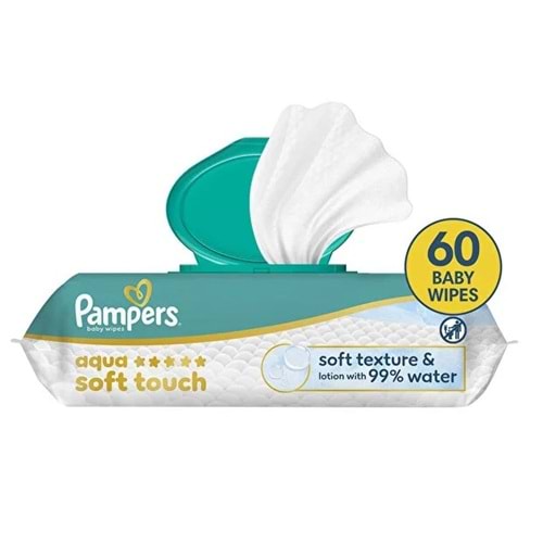 Prima Pampers Islak Havlu Mendil Aqua Soft Touch 60 Yaprak 60 Yaprak Tekli Pk