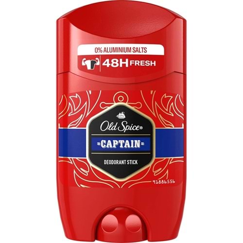Old Spice Stick Roll-On Men/Erkek Deodorant 50ML Captain (Siyah)