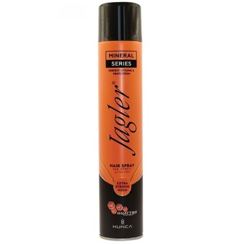 Jagler Saç Spreyi 400ML Extra Strong Hold - Ekstra Güçlü Tutuş (Turuncu)