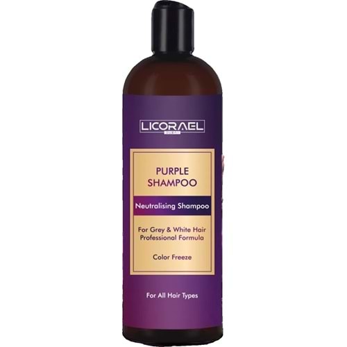 Licorael Dubai Purple Shampoo Neutralising Shampoo (Turunculaşma Karşıtı Mor Şampuan) 400ML