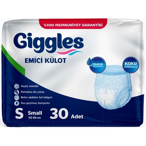 Giggles Yetişkin Bezi Emici Külot S - Küçük - Small 30 Adet Tekli Pk