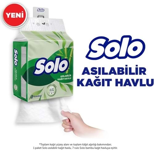 Solo Asılabilir Kağıt Havlu (Hijyenik ve Pratik Kullanım İçin Uygun)