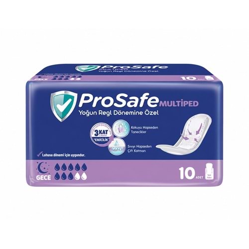 Prosafe Multiped Regl - Mesane - Lohusa Pedi M - Medium - Orta Gece (İç Adet 10) Tekli Pk