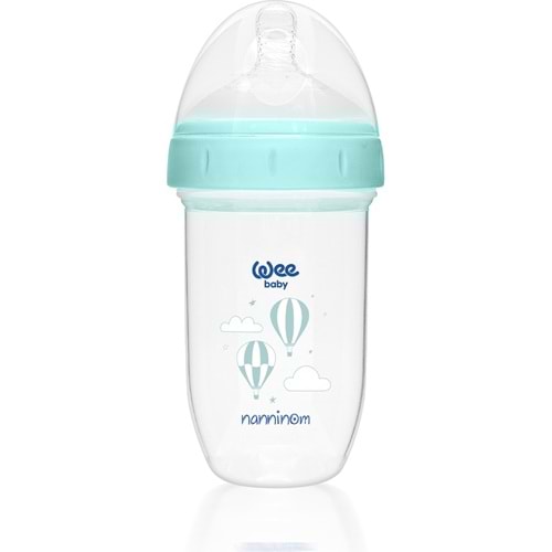Wee Baby Nanninom Antikolik Geniş Ağızlı Biberon 250 ML (0-6 Ay)